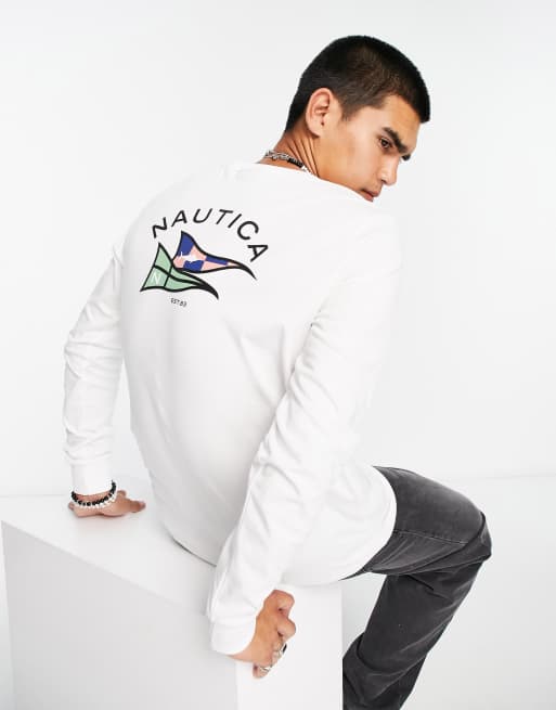 Nautica – Pinar – Vit långärmad topp