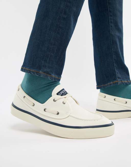 N uticos blancos Topsider de Sperry