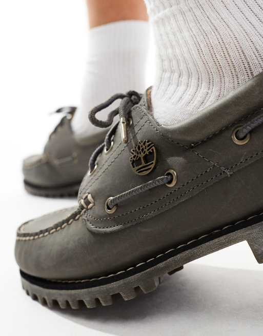 Náuticos grises con textura granulada de Timberland Authentic , 3 de 4