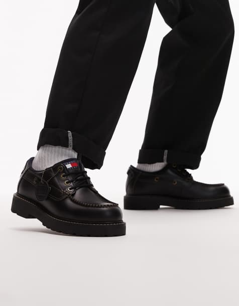 Náuticos negros con cordones de Tommy Jeans - view 1