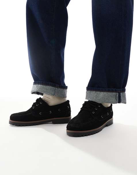 Náuticos negros de antelina de Jack & Jones - view 1