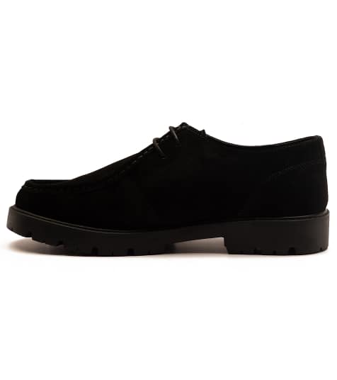 Náuticos negros de estilo casual con cordones de cuero Jovi de Off The Hook - view 1