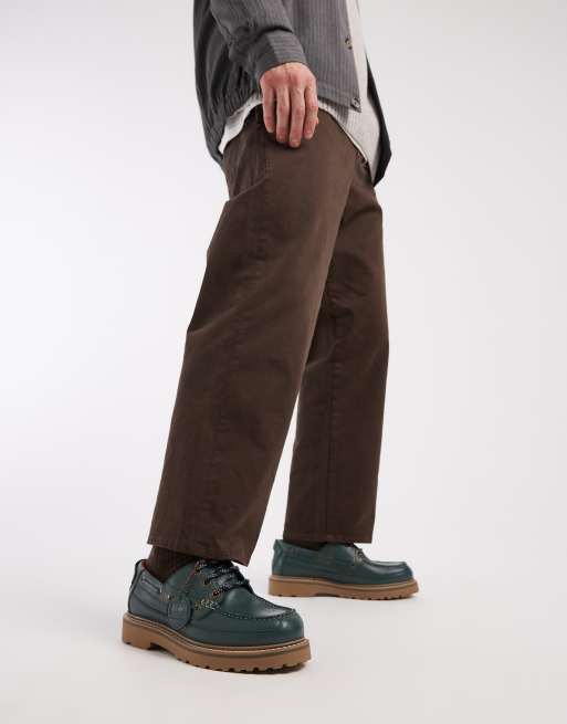 Náuticos verdes de cuero auténtico Archive de Tommy Jeans, 4 de 4