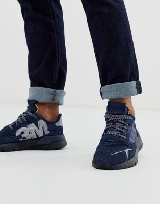 Navy Nite joggers-sneakers fra adidas Originals-Sort