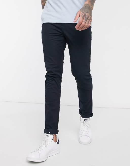Navy skinny chinos fra ASOS DESIGN