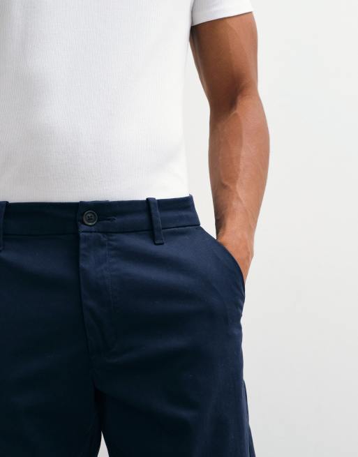 Navy smalle chinos fra ASOS DESIGN, 4 af 5
