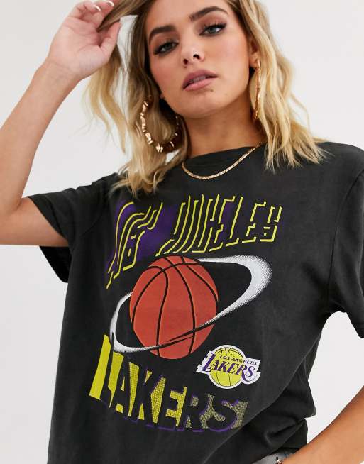 Lakers t shirt hot sale womens