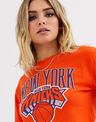 New York Knicks logo cropped t-shirt 