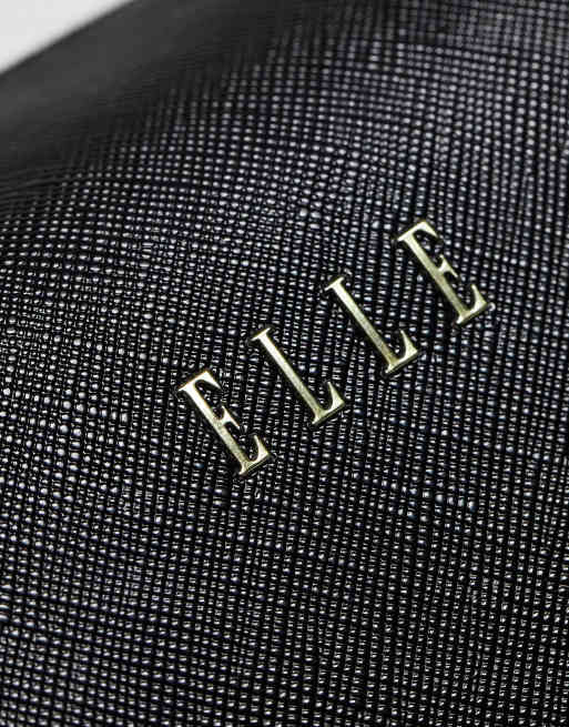 Neceser de maquillaje negro cuadrado de ELLE ASOS