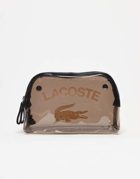 Neceser negro con logo grande de Lacoste - view 1