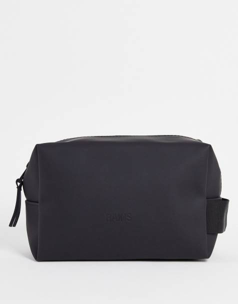 Neceser pequeño negro unisex impermeable de Rains - view 1
