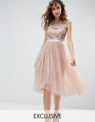 asos needle and thread dresses