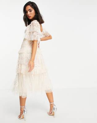 needle and thread blush gown