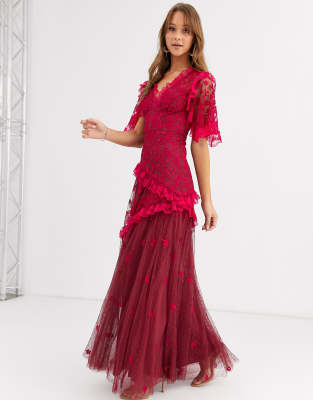 red needle and thread dress