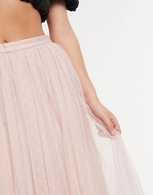 Needle & thread tulle midi skirt - a-linien-rock sale