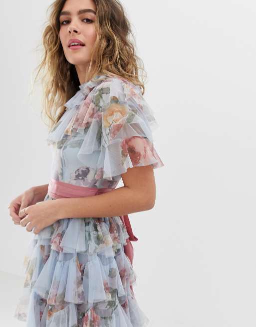 Needle and thread shop dusk floral gown