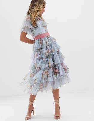 needle and thread tulle dress