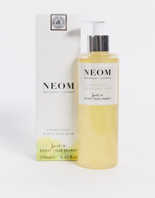 NEOM – Burst of Energy – Waschgel für Körper und Hände mit Grapefruit, Zitrone und Rosmarin