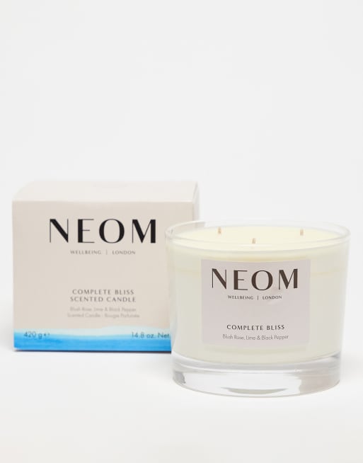 NEOM Complete Bliss 3 Wick Scented Candle ASOS