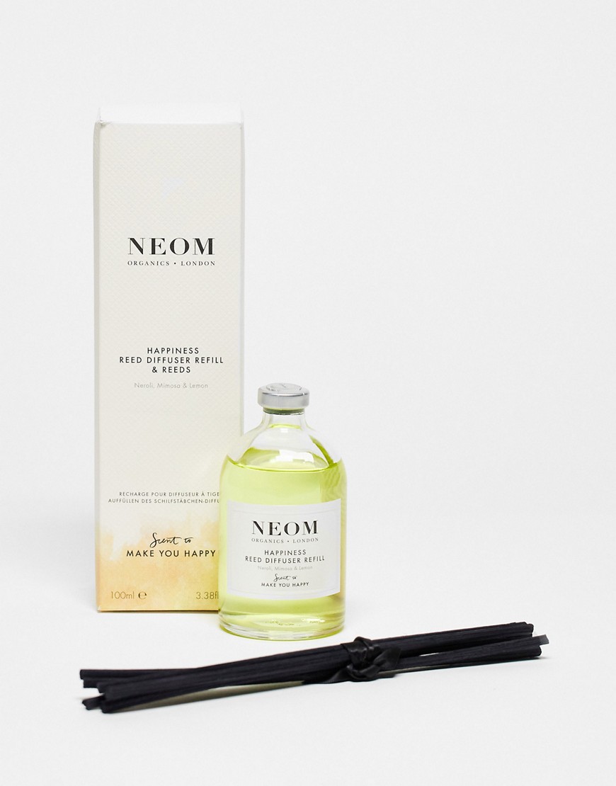 NEOM Happiness Neroli Mimosa and Lemon Reed Diffuser Refill-No colour