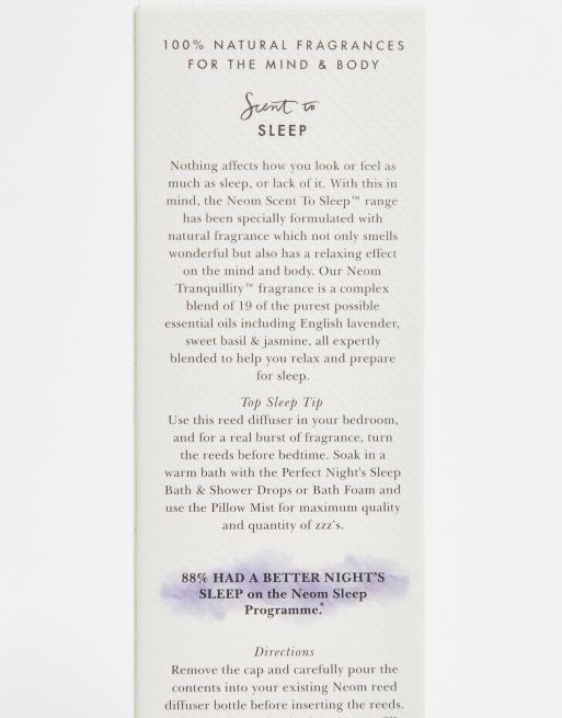 NEOM Perfect Night's Sleep Reed Diffuser Refill 100ml, 2 of 4
