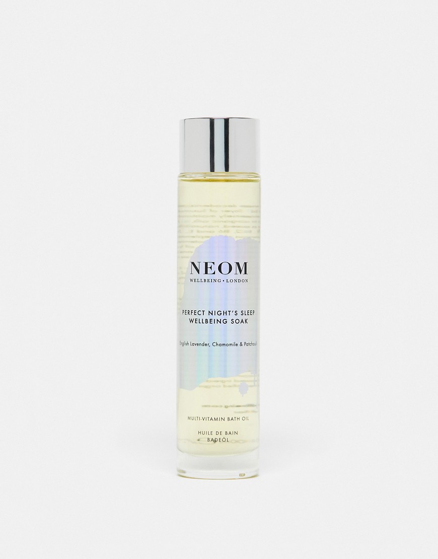NEOM Perfect Night's Sleep Wellbeing Soak Multi-Vitamin Bath Oil 100ml-No colour