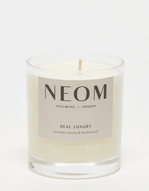 NEOM Real Luxury Lavender Rosewood & Jasmine 1 Wick Scented Candle ASOS