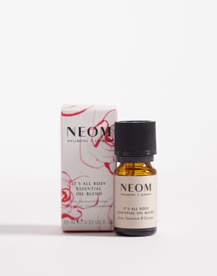 Neom Wellbeing It's All Rosy Essential Oil Blend 10ml-no Color In Transparent