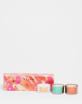 Neom Wellbeing Wishes Candle Trio - ASOS Price Checker