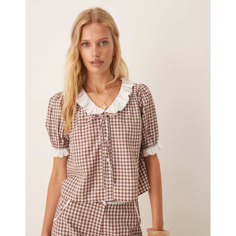 Chemise Rohan Sanctuary Femme - À Carreaux Bleus - Taille UK 14 - Randonnée Voyage