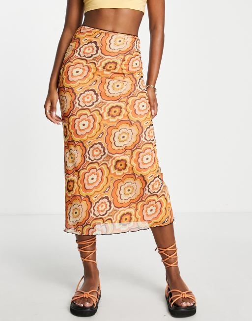 Women's midi 2025 skirts 70s