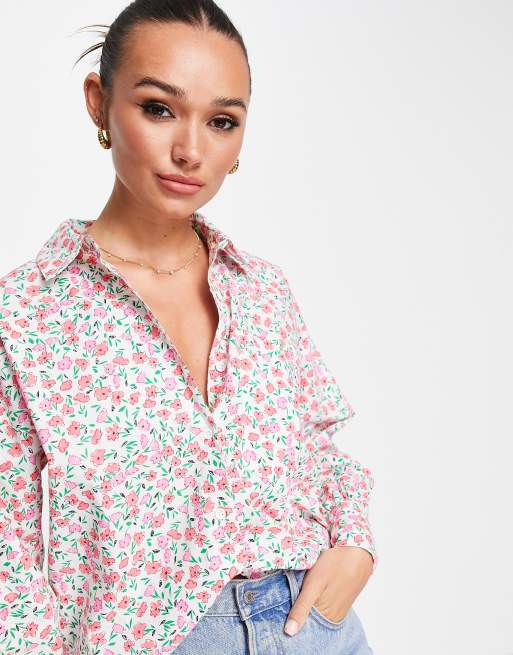 neon rose shirt