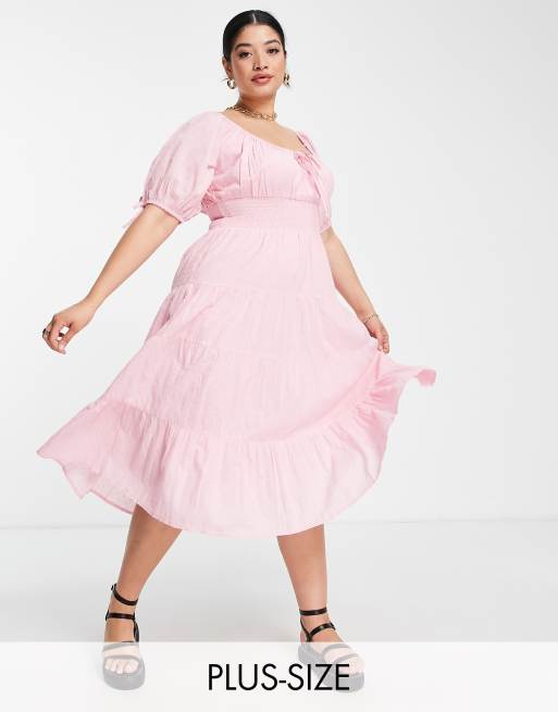 Milkmaid dress hotsell plus size