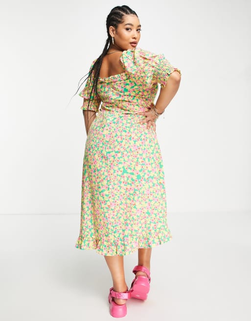 Neon 2025 milkmaid dress