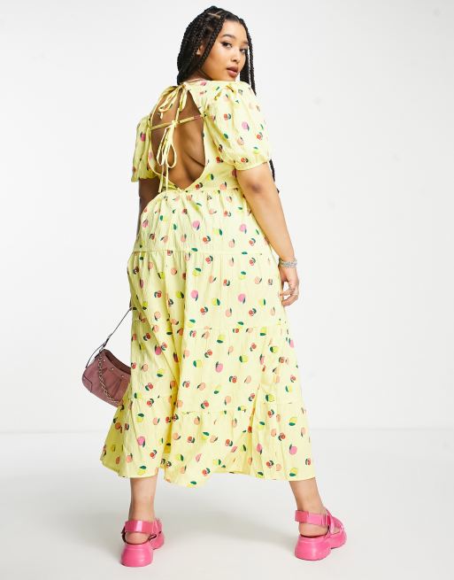 neon rose lemon dress SOLD exclusively on IG! Slip this baby on and light one up Iconic 1970s  airbrushed stretch cotton t-shirt bodycon maxi dress with big ol neon rose.  Singed by the artist. Made by 