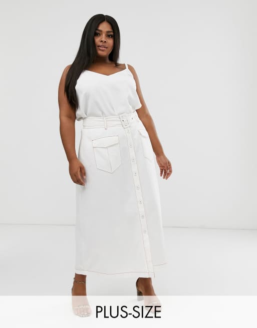 utility maxi skirt