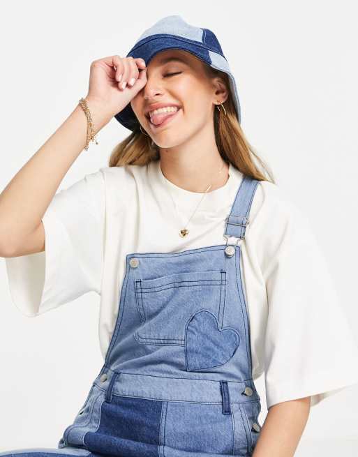 Women's Multi Pocket Denim Short Dungarees – Lotus Corner