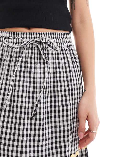 Next gingham skirt sale