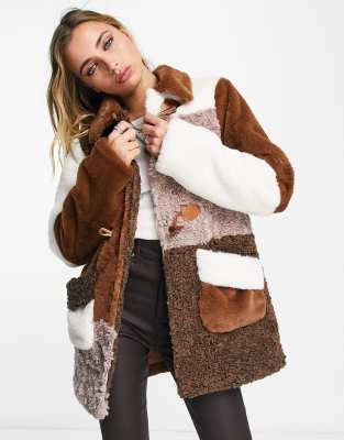 Simply be outlet faux fur coat