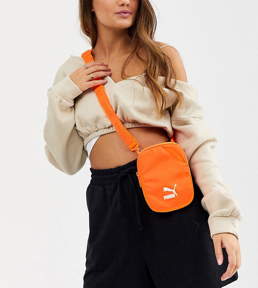 фото Неоново-оранжевая сумка для авиапутешествий puma luxe-оранжевый