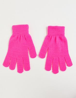 фото Неоново-розовые перчатки svnx-розовый 7x