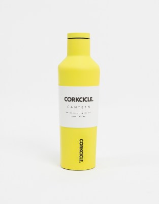 Неоново-желтая матовая бутылка для воды объемом 475 мл Corkcicle-Желтый