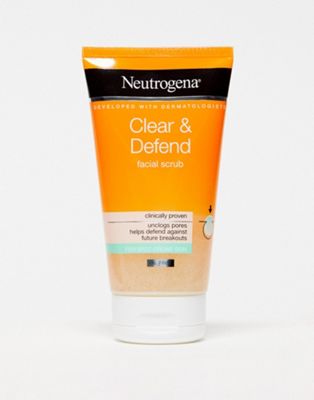 Neutrogena Clear & Defend Facial Scrub 150ml - ASOS Price Checker