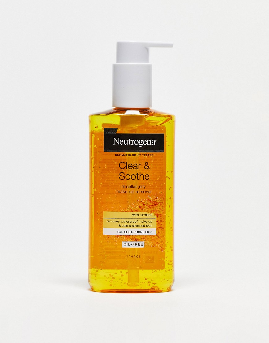 Neutrogena Clear & Soothe Micellar Jelly Make-up Remover 200ml-No colour