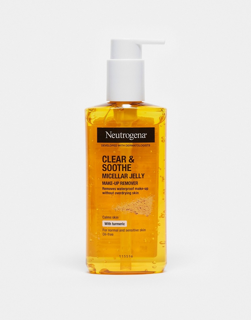 Neutrogena Clear & Soothe Micellar Jelly Make-up Remover 200ml-No colour