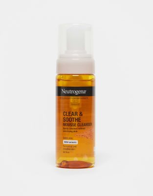 Neutrogena Clear & Soothe Mousse Cleanser for Spot-Prone Skin 150ml-No colour