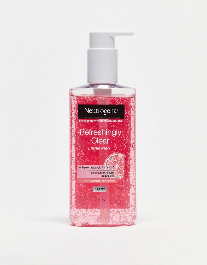 Neutrogena Refreshingly Clear Facial Wash for Blemish-Prone Skin 200ml-No colour