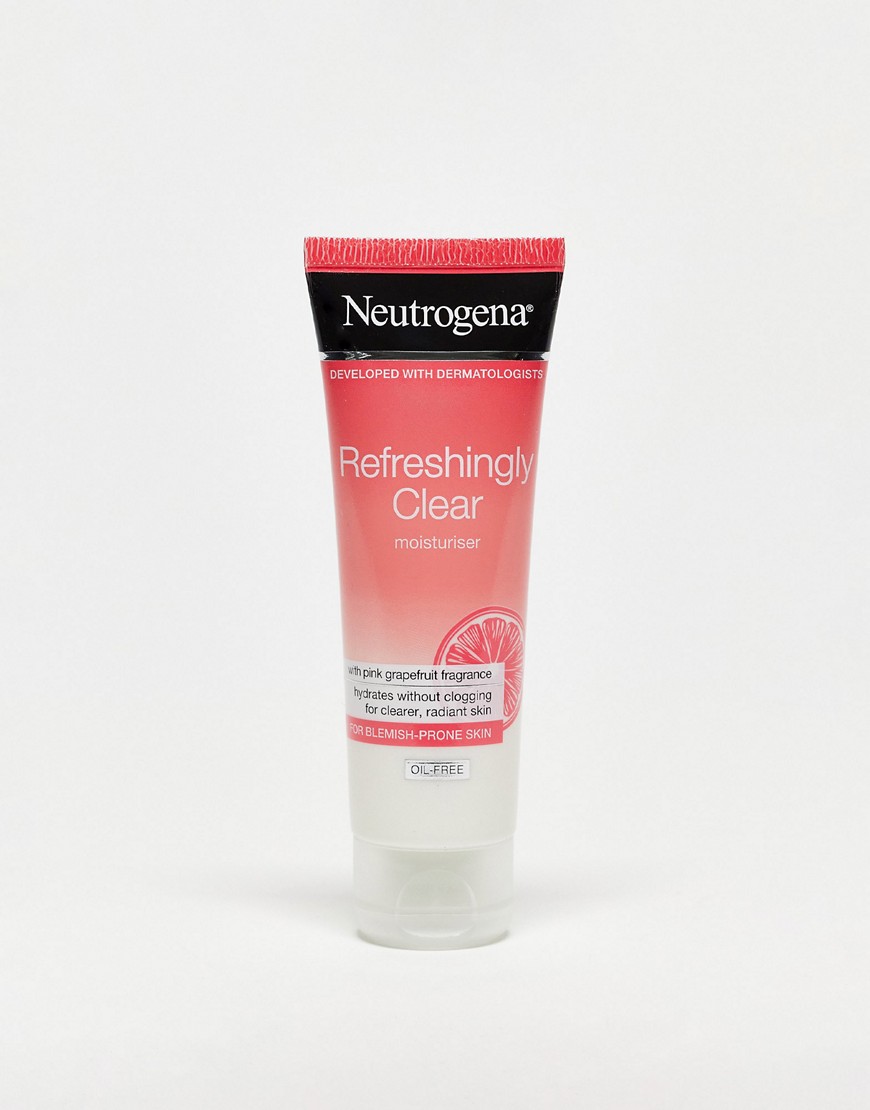 Neutrogena Refreshingly Clear Oil-Free Moisturiser for Blemish-Prone Skin 50ml-No colour