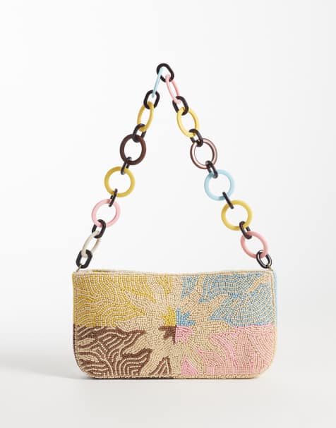 Never Fully Dressed beaded bag in soleil print - view 1