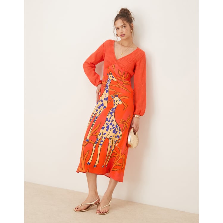 gdp orange dress Thats So Fetch | Noor Mini Dress | Orange